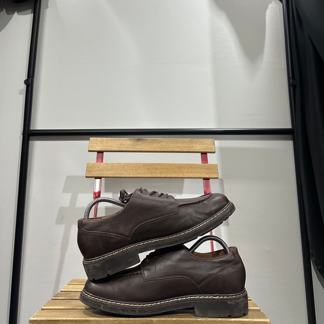 265) 로버스 로퍼 남성 남자 구두 브라운 레더 더비슈즈 상품이미지7