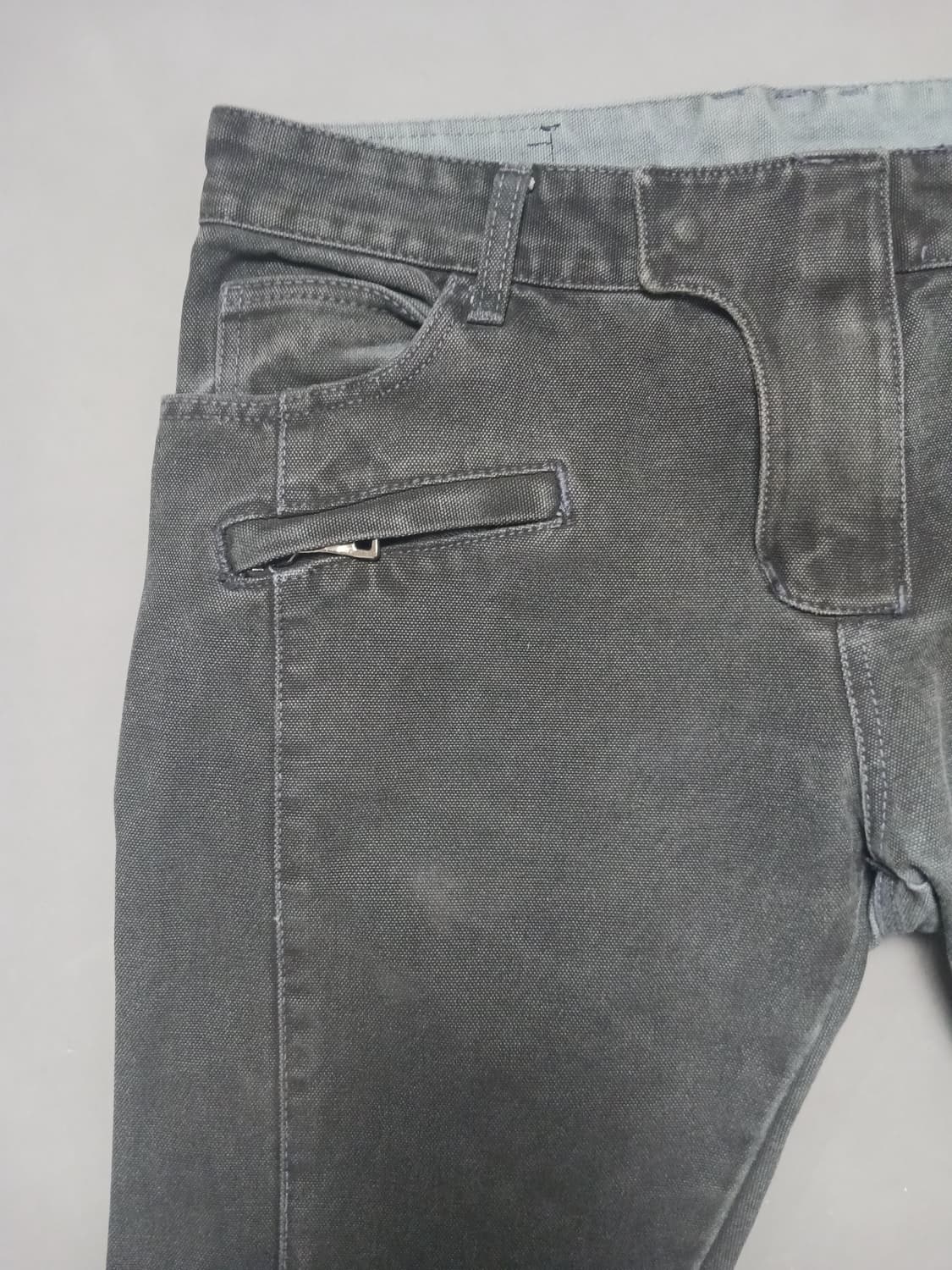 [32] 발망 블랙워싱 바이커진 청바지 상품이미지2