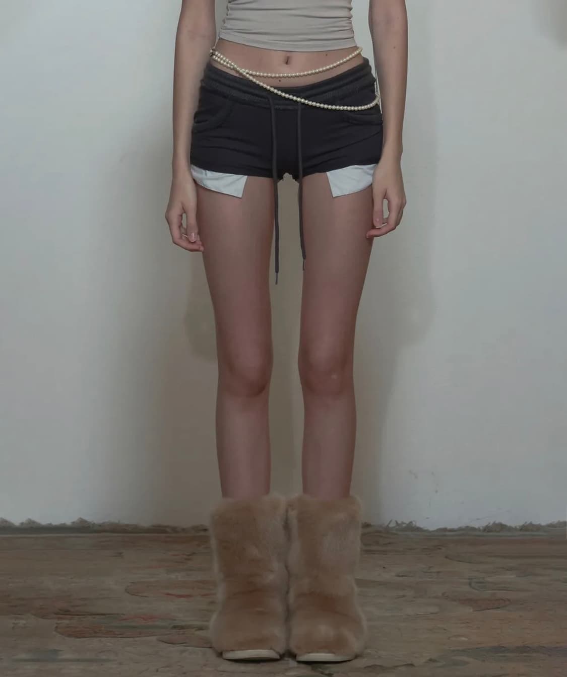 스컬프터 배드 씨드 쇼츠 차콜 반바지 레이어드 시드 bad seeds 상품이미지1