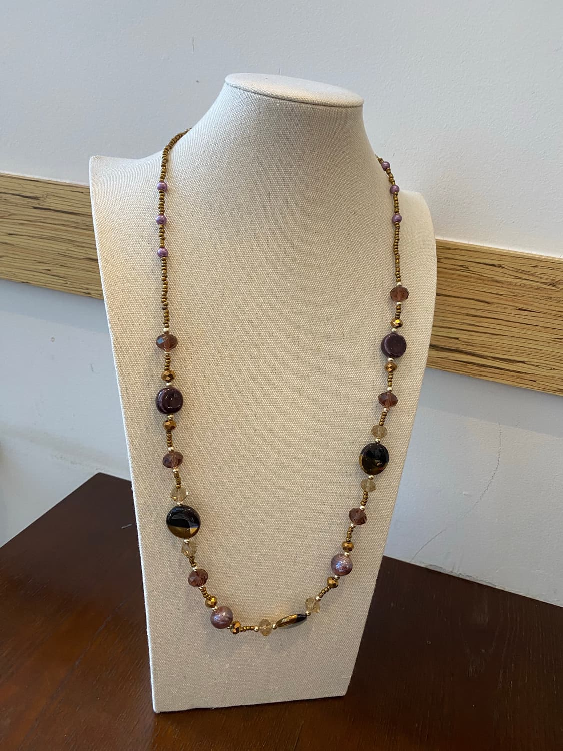 빈티지 비즈 롱 목걸이 상품이미지3