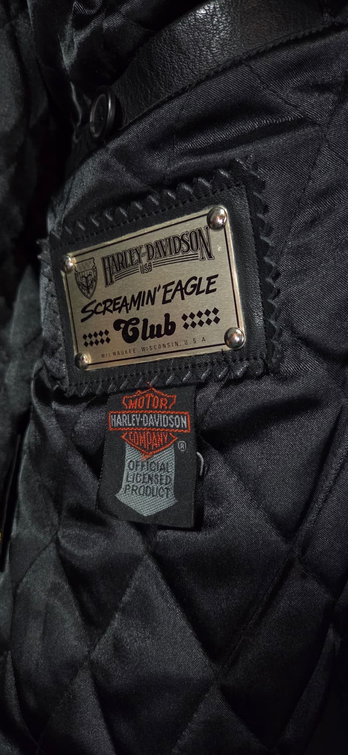 90's Harley Davidson Leather Jacket 상품이미지8