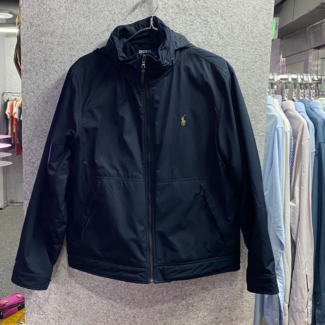 폴로 랄프로렌 폴리쉘 네이비 점퍼 b3370 상품이미지2