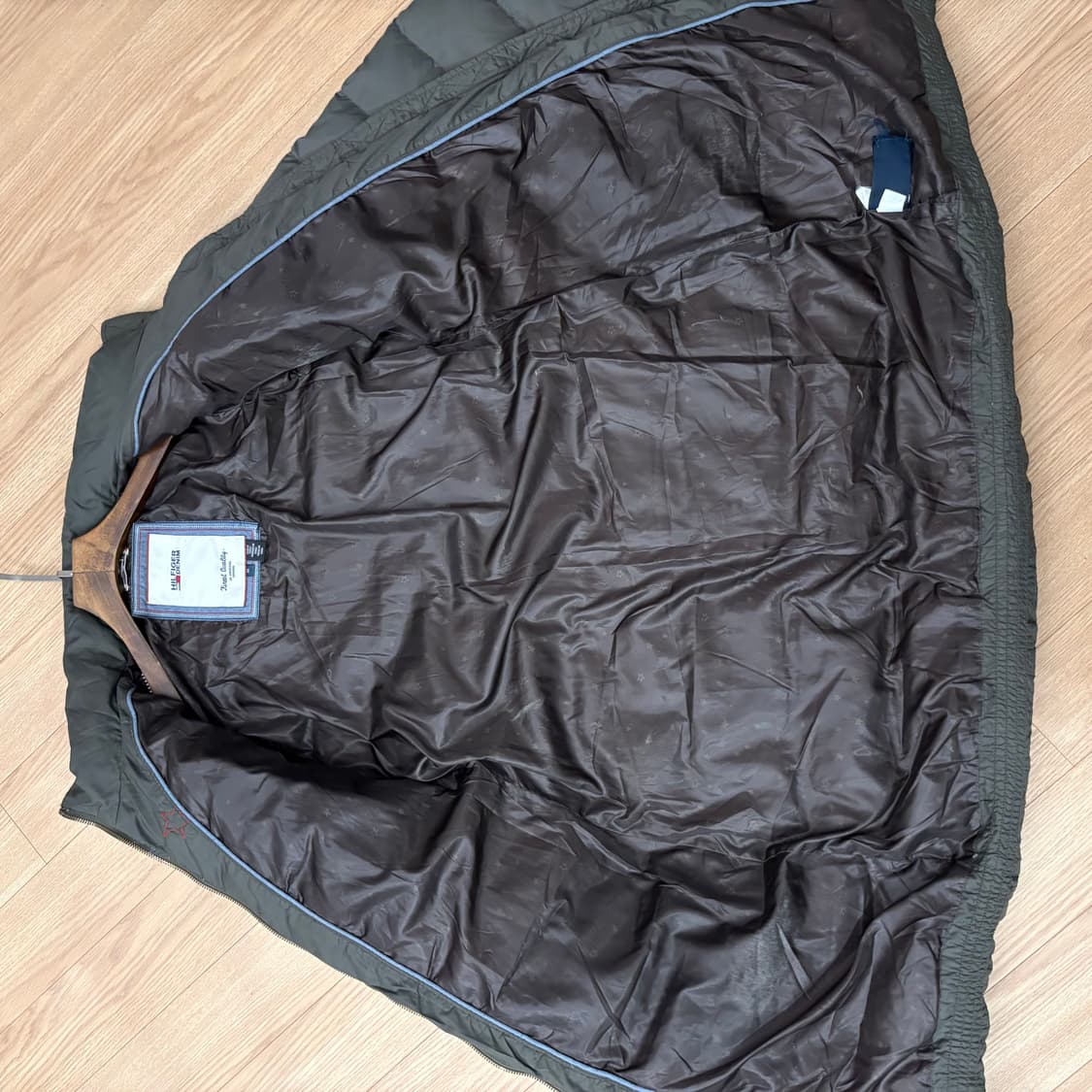 타미힐피거 롱패딩 카키 여성 M 상품이미지7