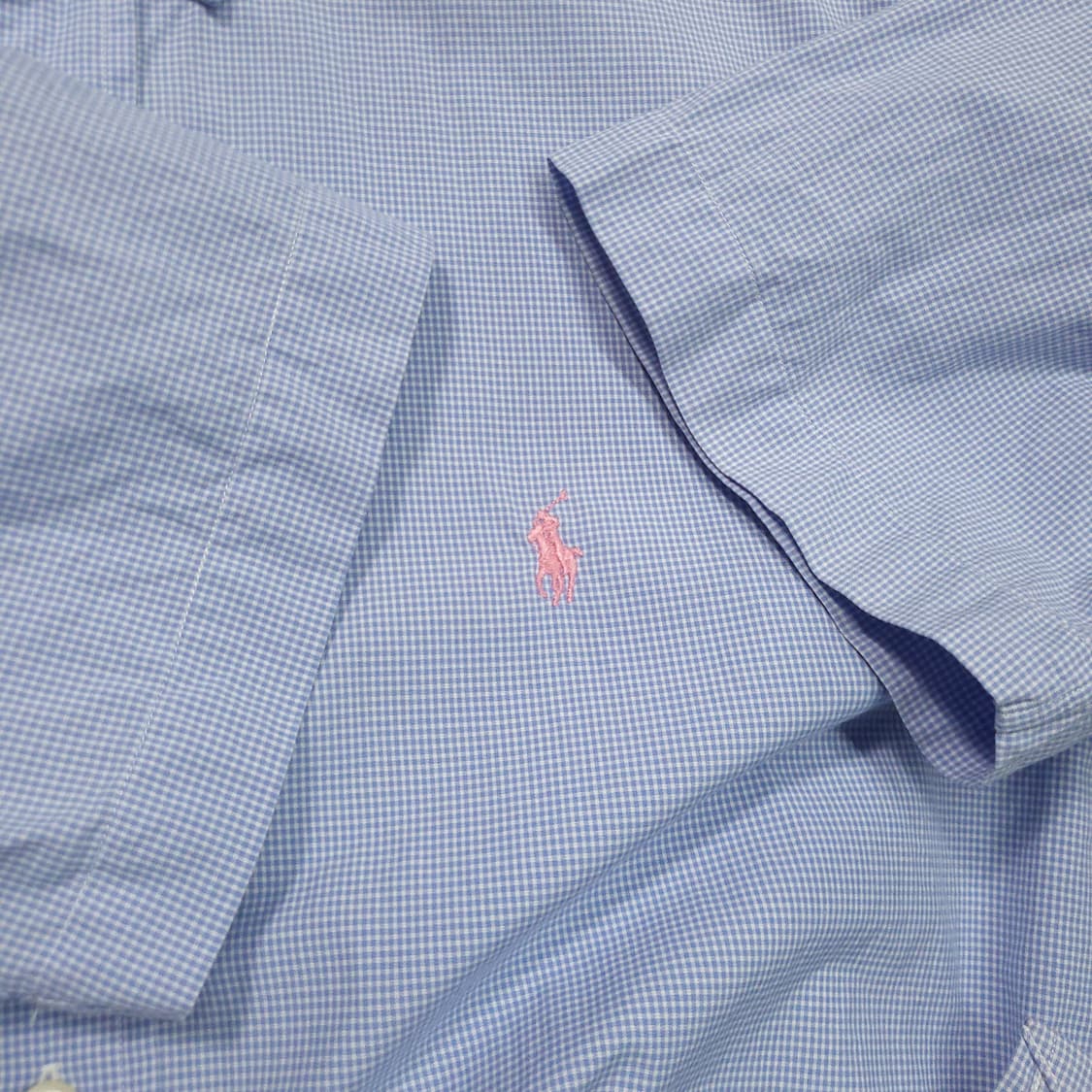 폴로 랄프로렌 반팔 체크 셔츠 s 상품이미지2