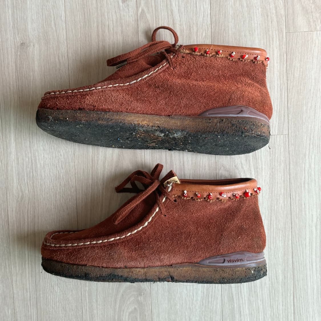 비즈빔(visvim) 스웨이드 미드컷 부츠 / 러스트 컬러 / 감성 빈티 상품이미지4