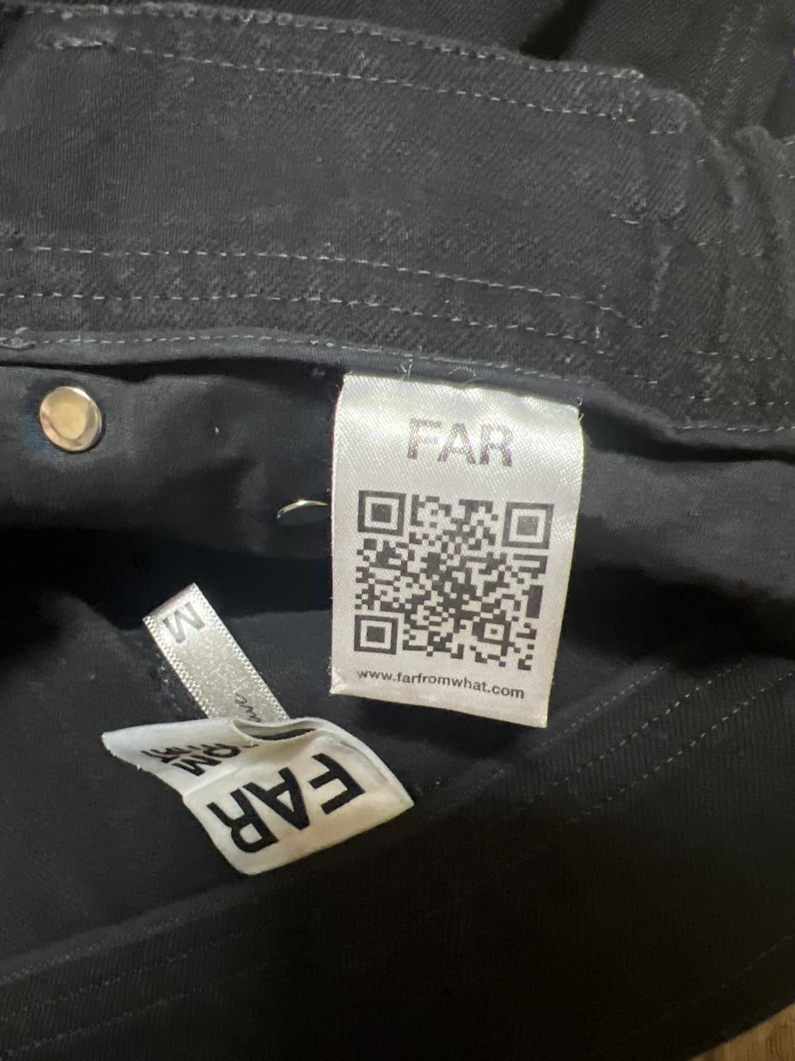 FAR FROM WHAT 패널 카고 팬츠 (초기 드롭 M) 상품이미지9