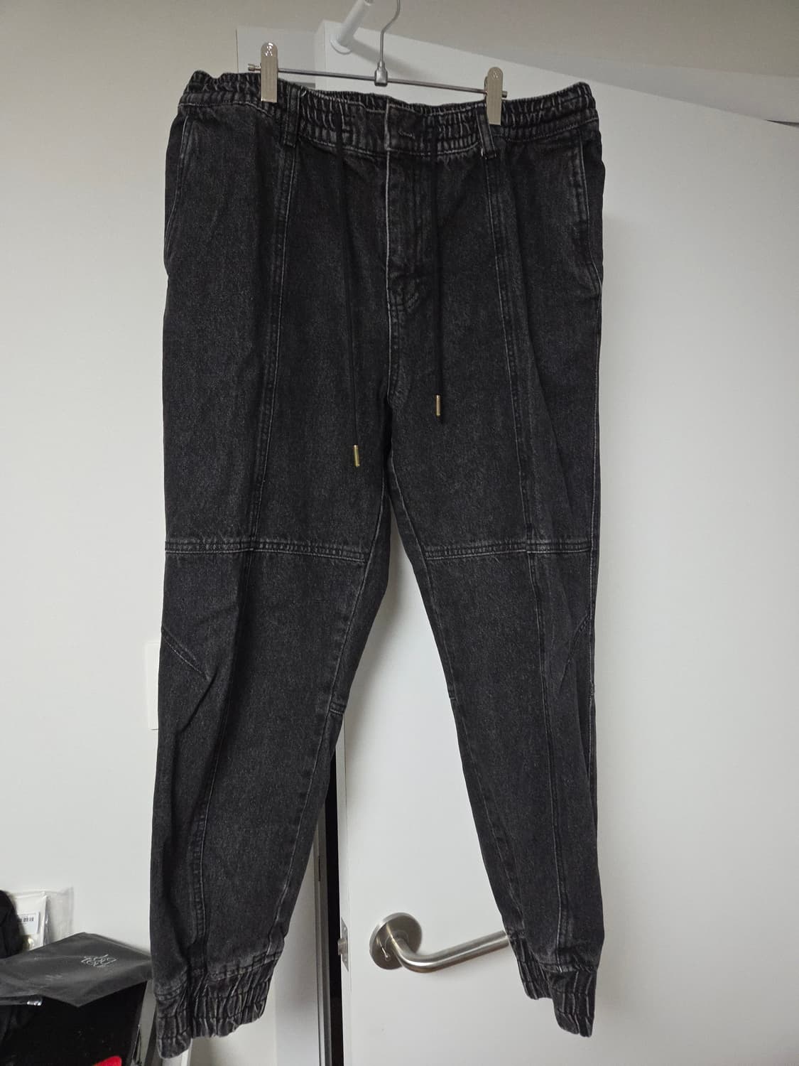 송지오옴므 흑청 조거팬츠 50(32-34) 상품이미지1