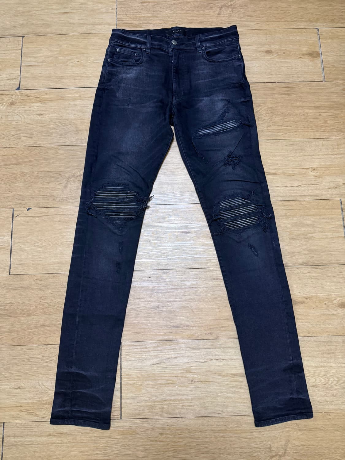 아미리 mx-1 레더패치 블랙 31사이즈 상품이미지1