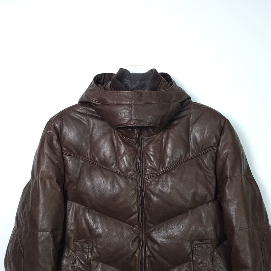 DERG 이태리 양가죽 덕다운 패딩 2XL 상품이미지3