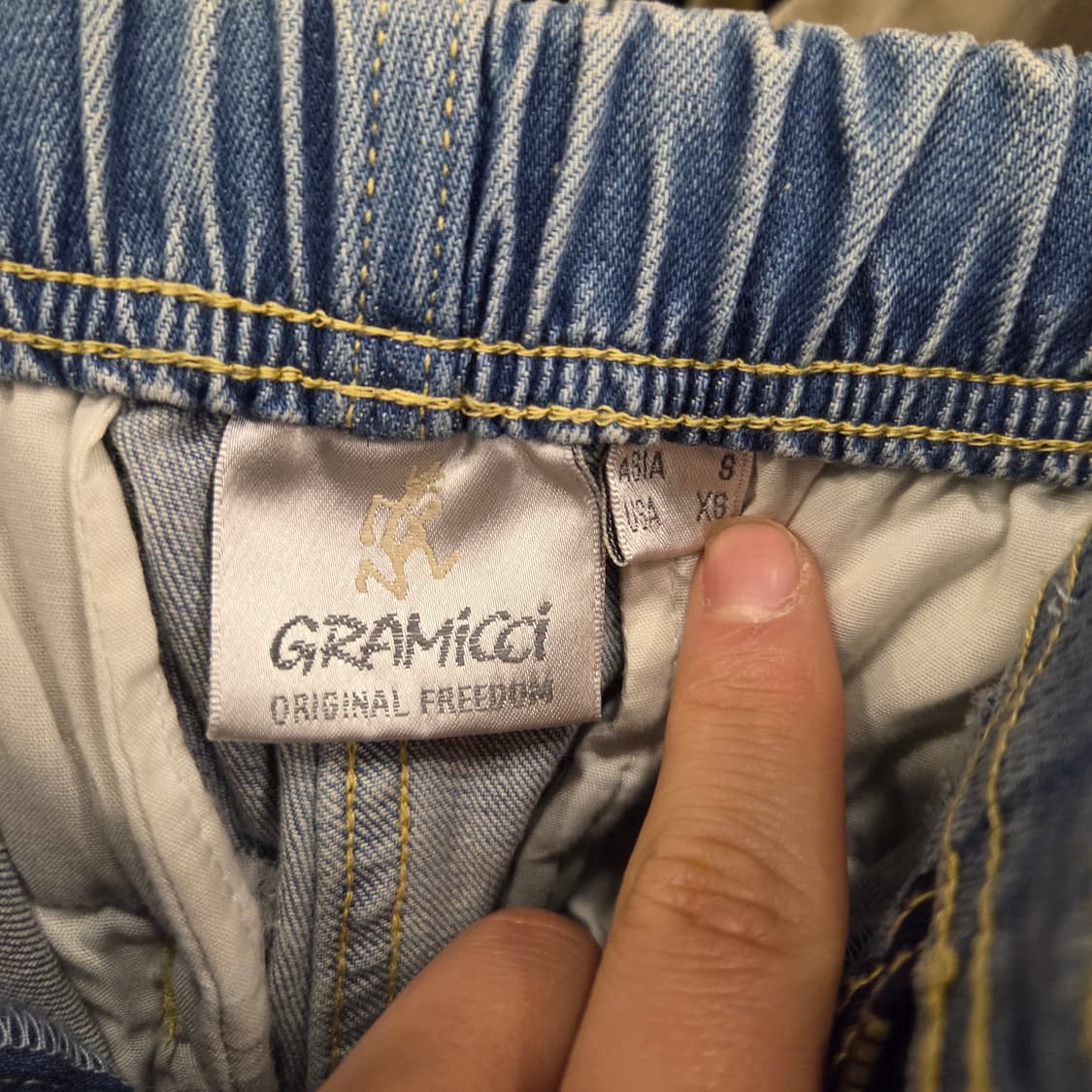 그라미치 루즈테이퍼드 데님팬츠 s 상품이미지3