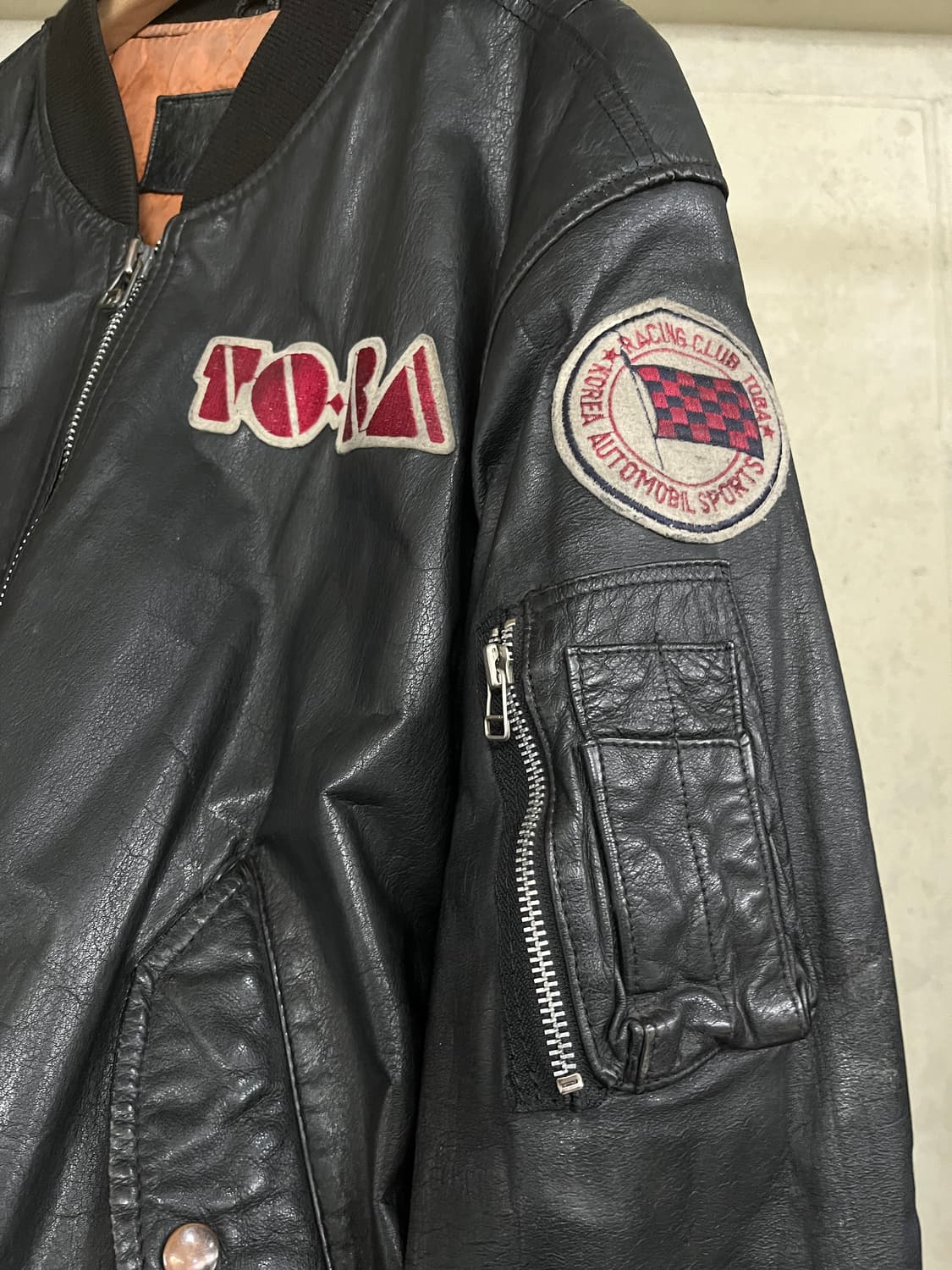 80s TORA Leather Jacket 상품이미지6