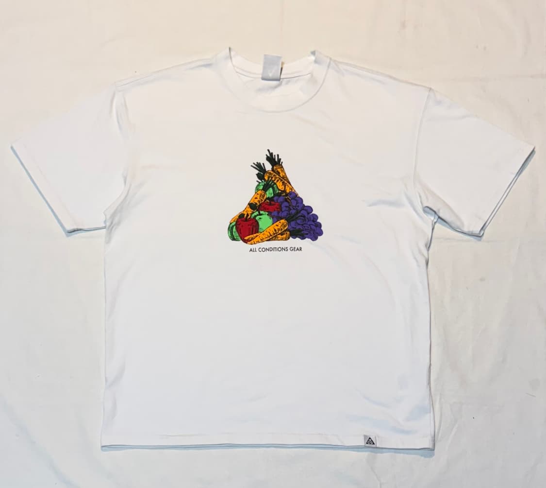 나이키 ACG 프루츠 앤 베지스 프린팅 티셔츠 화이트 상품이미지1