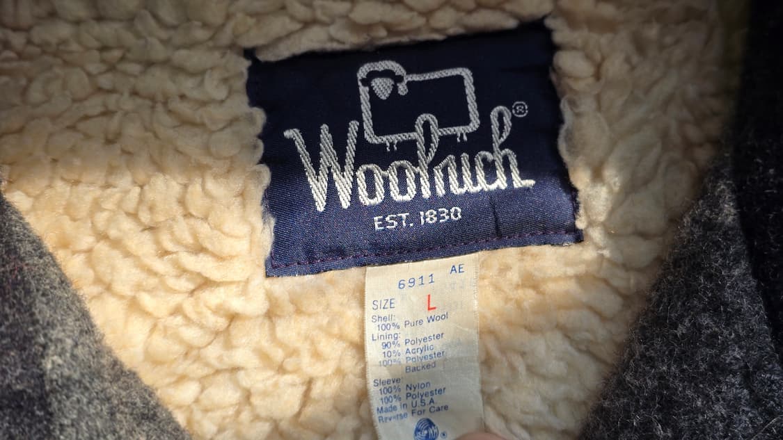 레어) WOOLRICH 울리치 울 헌팅 자켓 바시티 XL , USA 상품이미지6