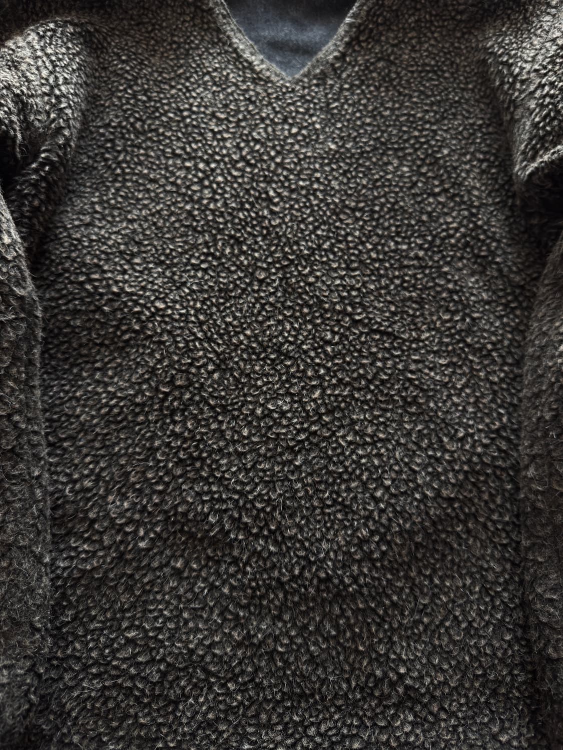 90s Emporio Armani Fleece Shearling 풀오버 상품이미지4