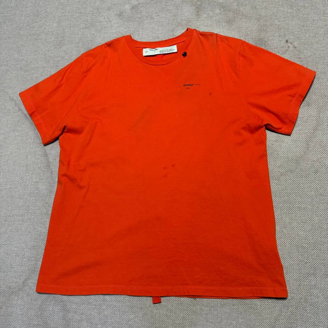 오프화이트 애로우 엠브로이드 반팔 티셔츠 상품이미지1