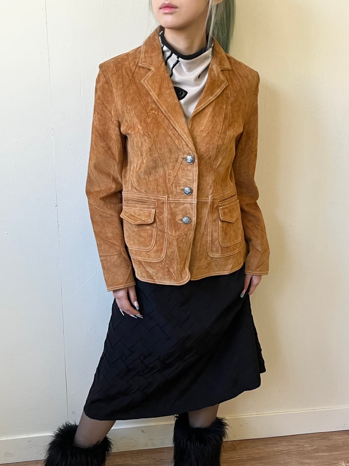 AYGILL’S 피그스킨 블레이저 재킷 상품이미지4