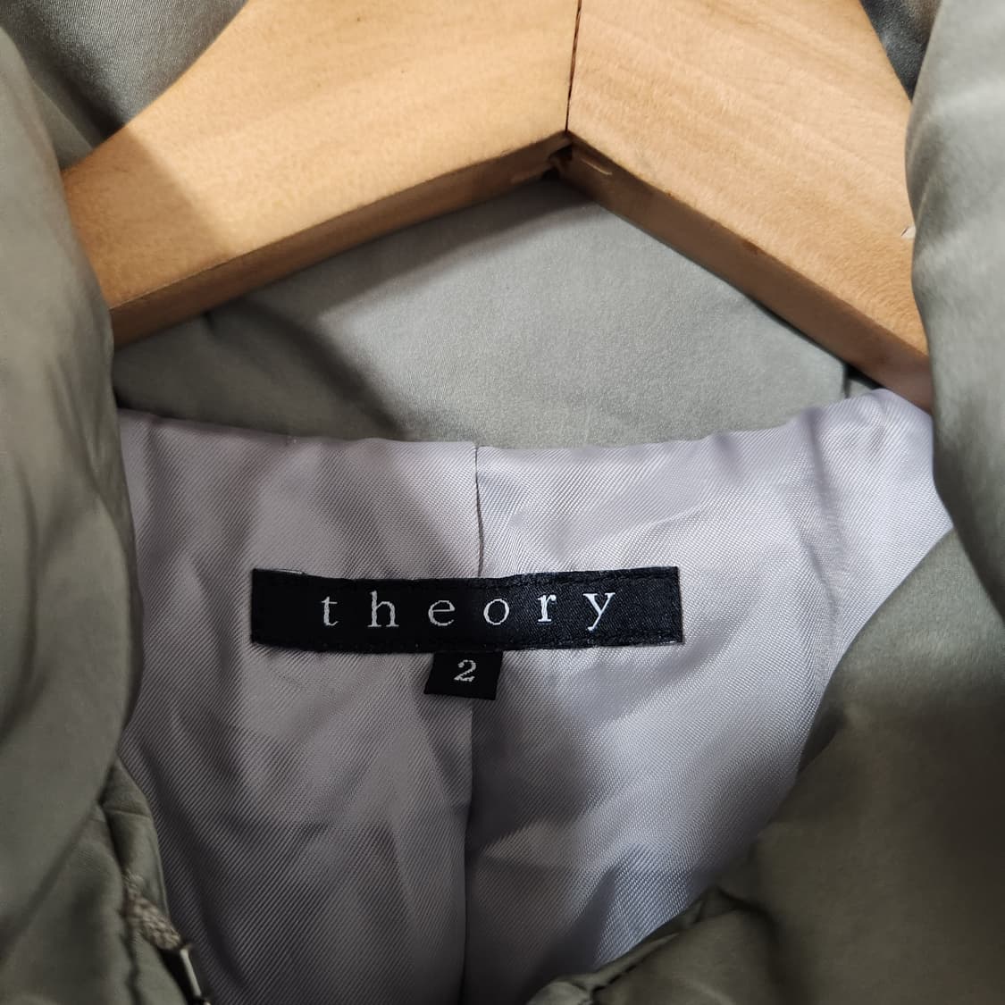 H261 [2] 띠어리 Theory 여성 오리털 경량 패딩 점퍼 상품이미지2