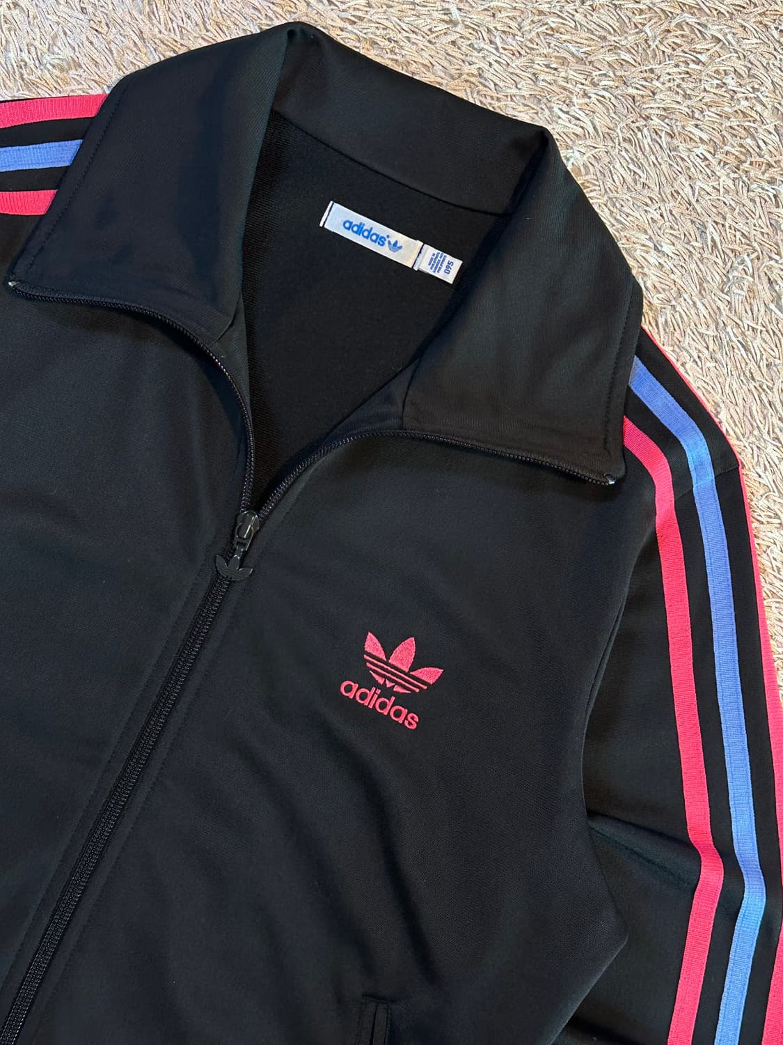아디다스 ADIDAS 파이어버드 빅로고 트랙탑 져지 핑크 상품이미지2