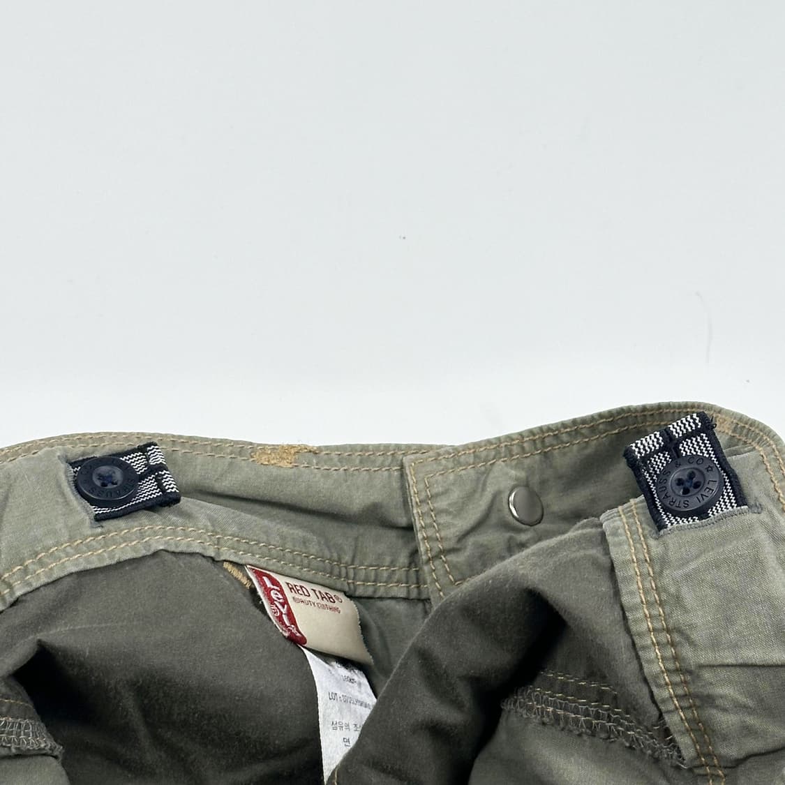 28 리바이스 레드탭 카고 미니스커트 카키 상품이미지5