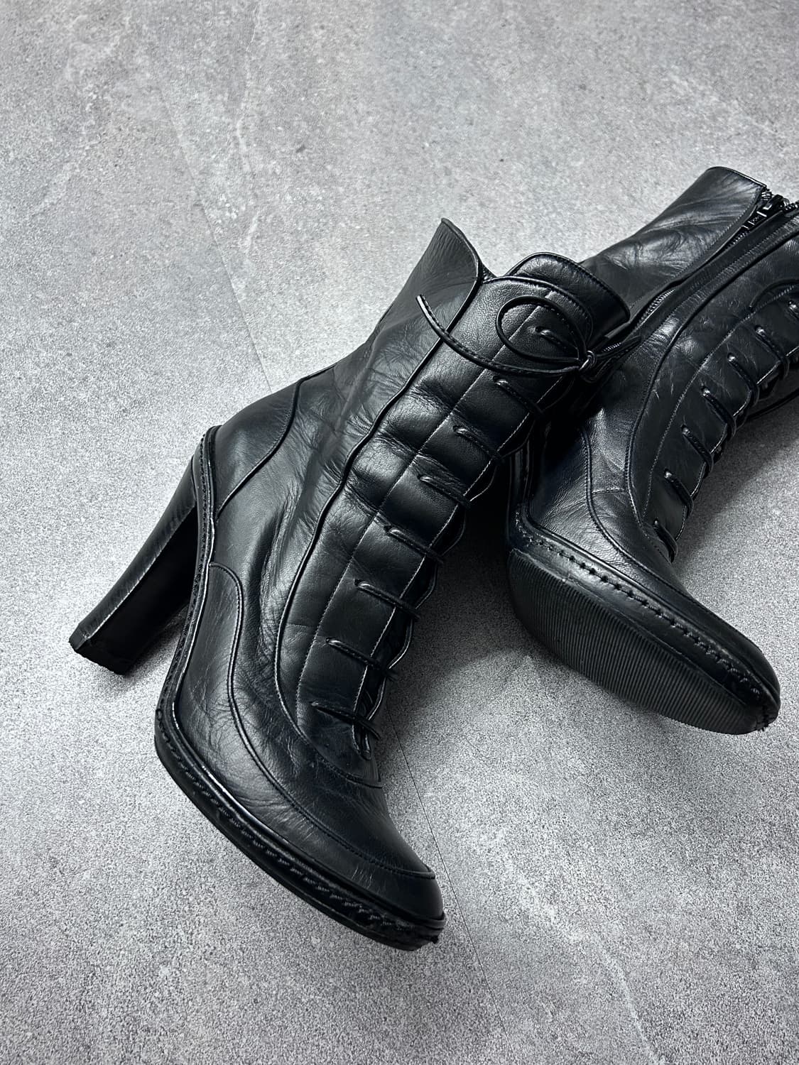 셀린느 레이스업 레더 부츠 상품이미지5