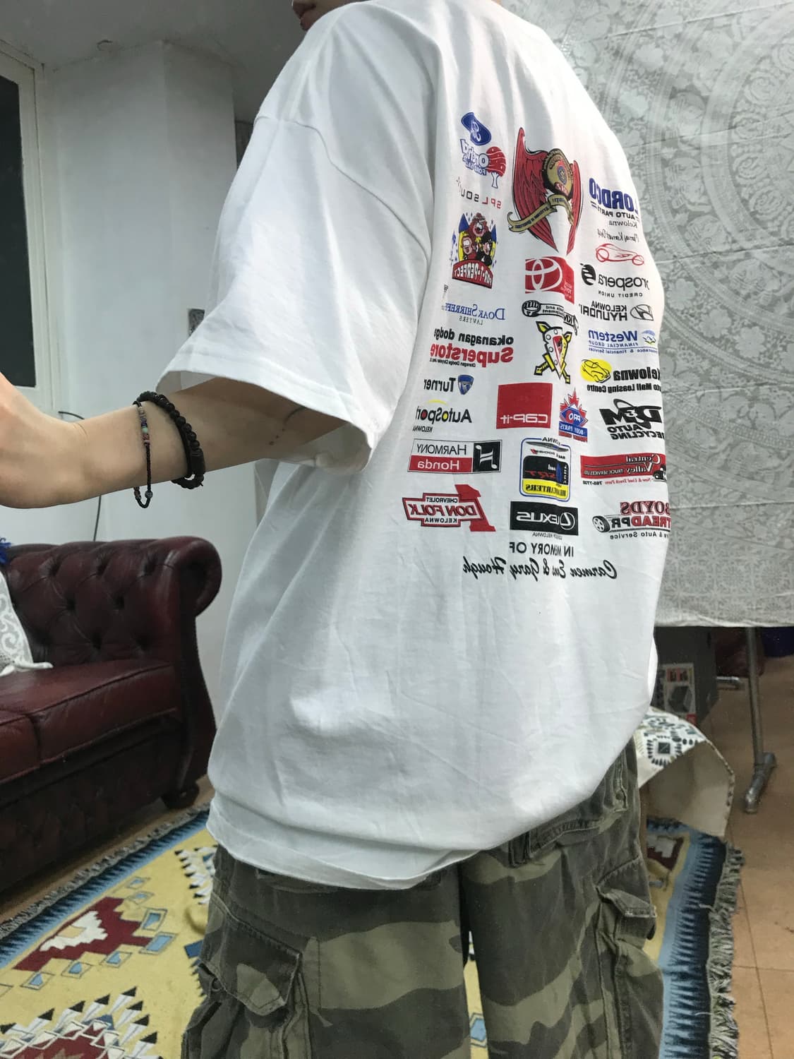 Hanes 헤인즈 USA 빈티지 프린팅 반팔 티 (Z1014)  상품이미지2