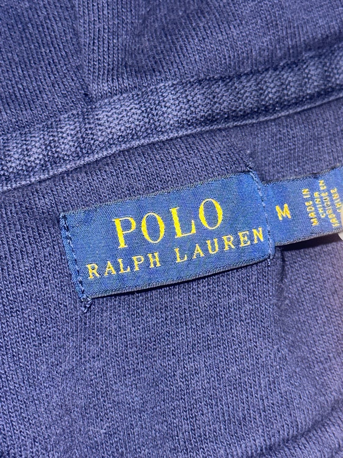 폴로랄프로렌 빅포니 성조기 슬림핏 네이비 후드집업 상품이미지2