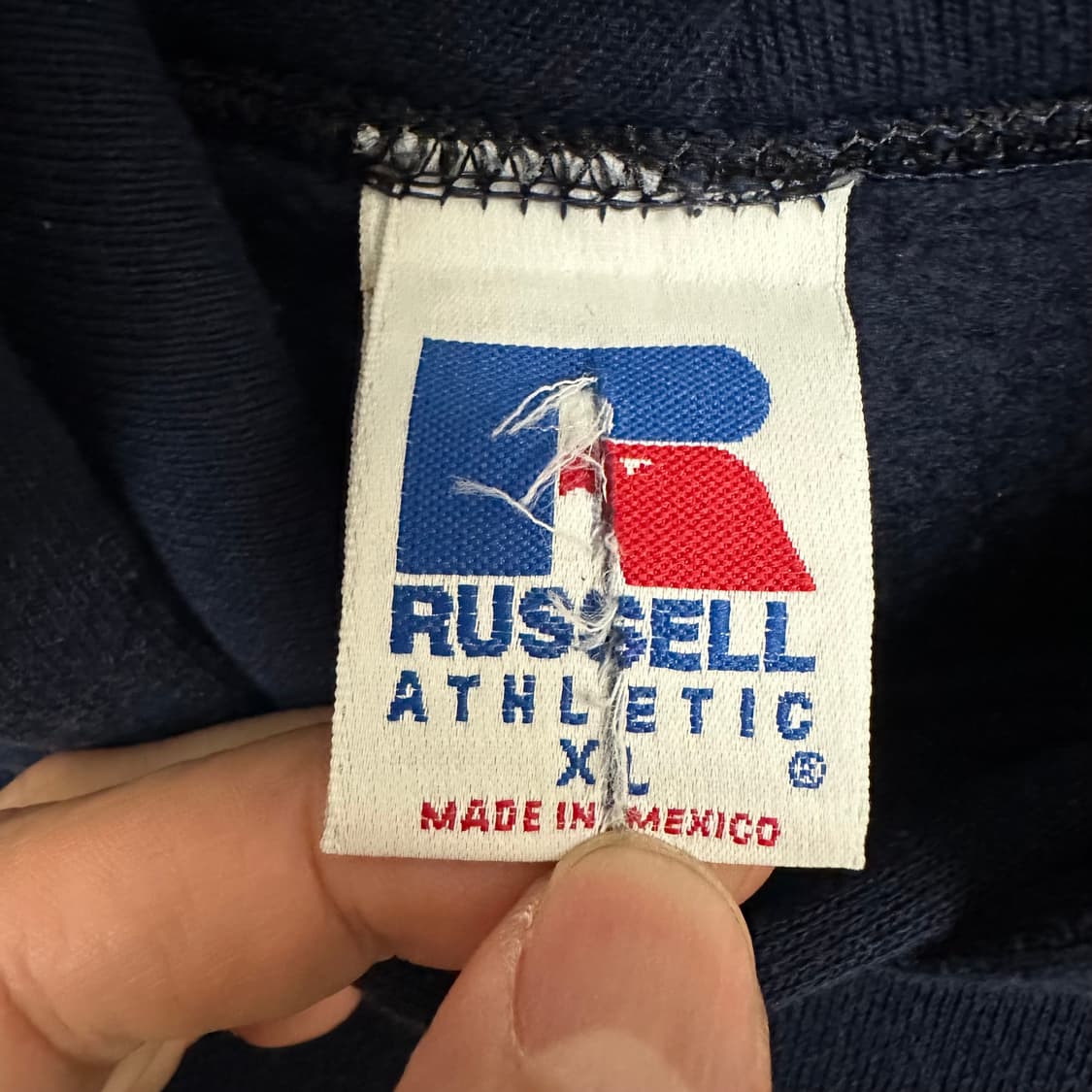 90‘s 러셀 후드티 ‘네이비‘ 상품이미지6