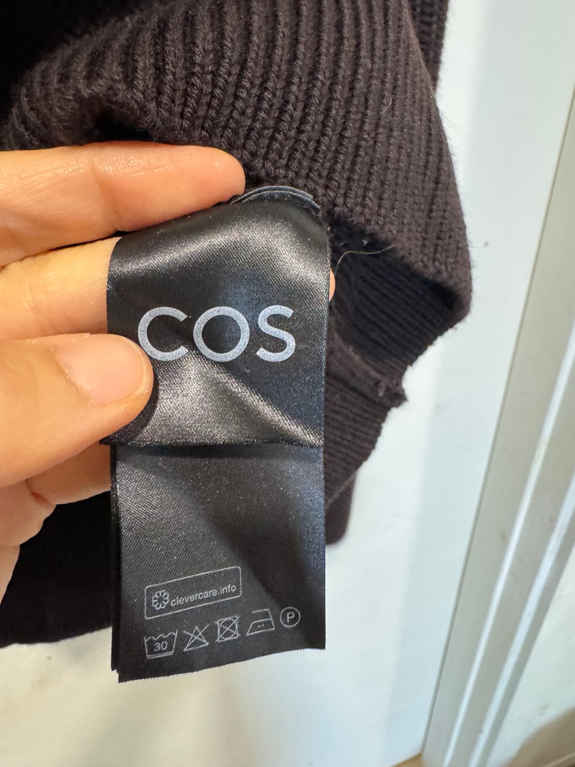 COS 코스 여자 릴렉스드핏 하프집업 울 니트 점퍼 상품이미지6