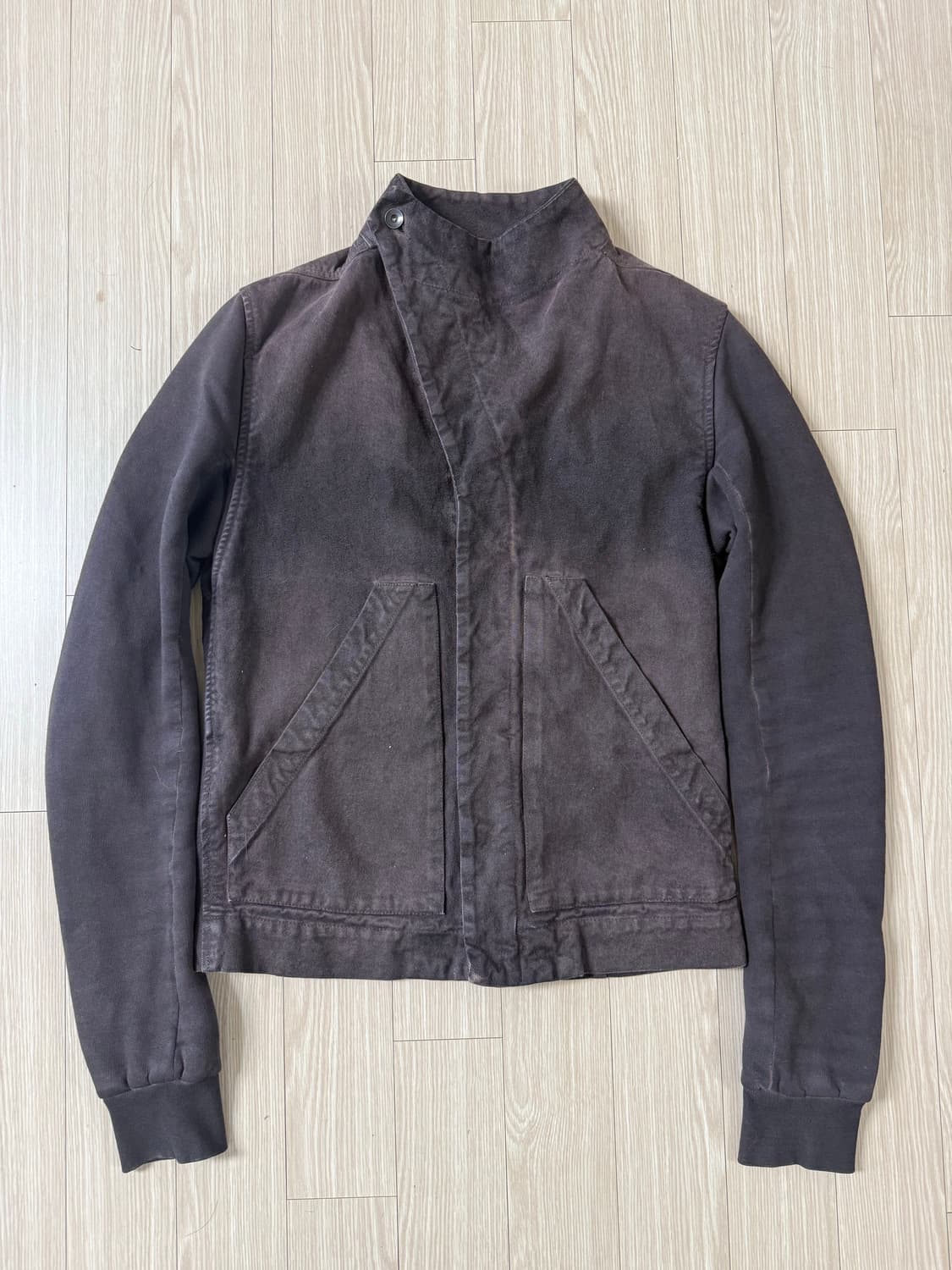 릭오웬스 사선 하이넥 자켓 상품이미지1