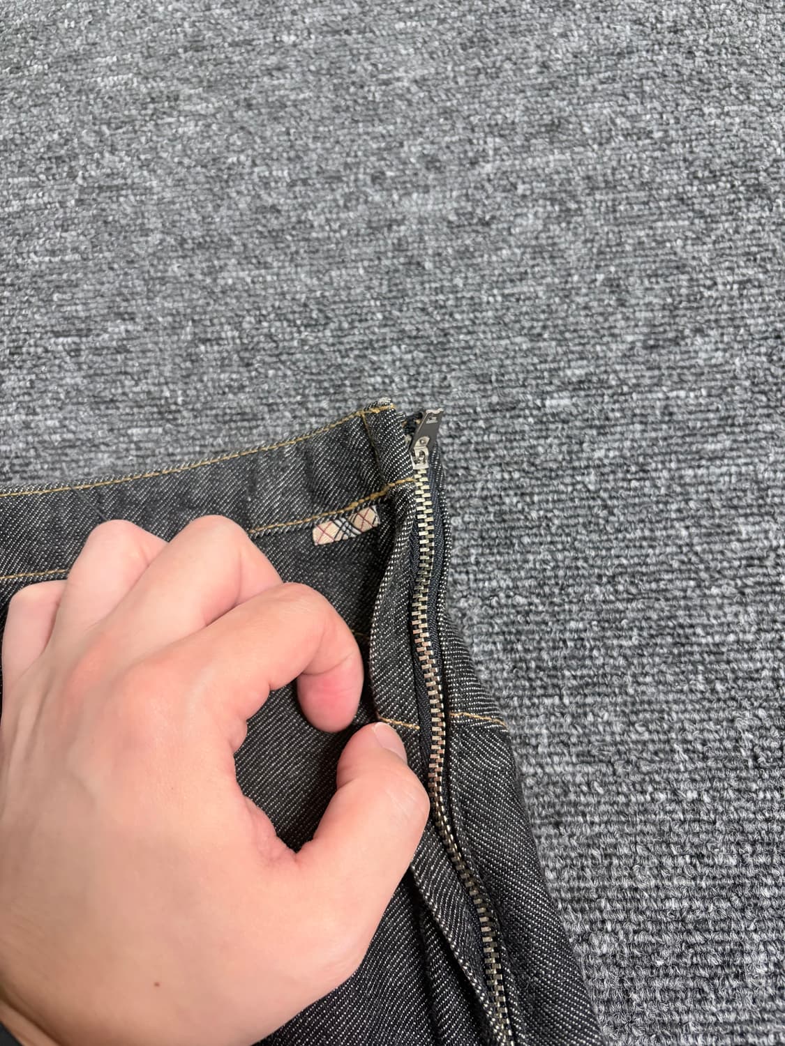 버버리 비대칭 데님 스커트 상품이미지8