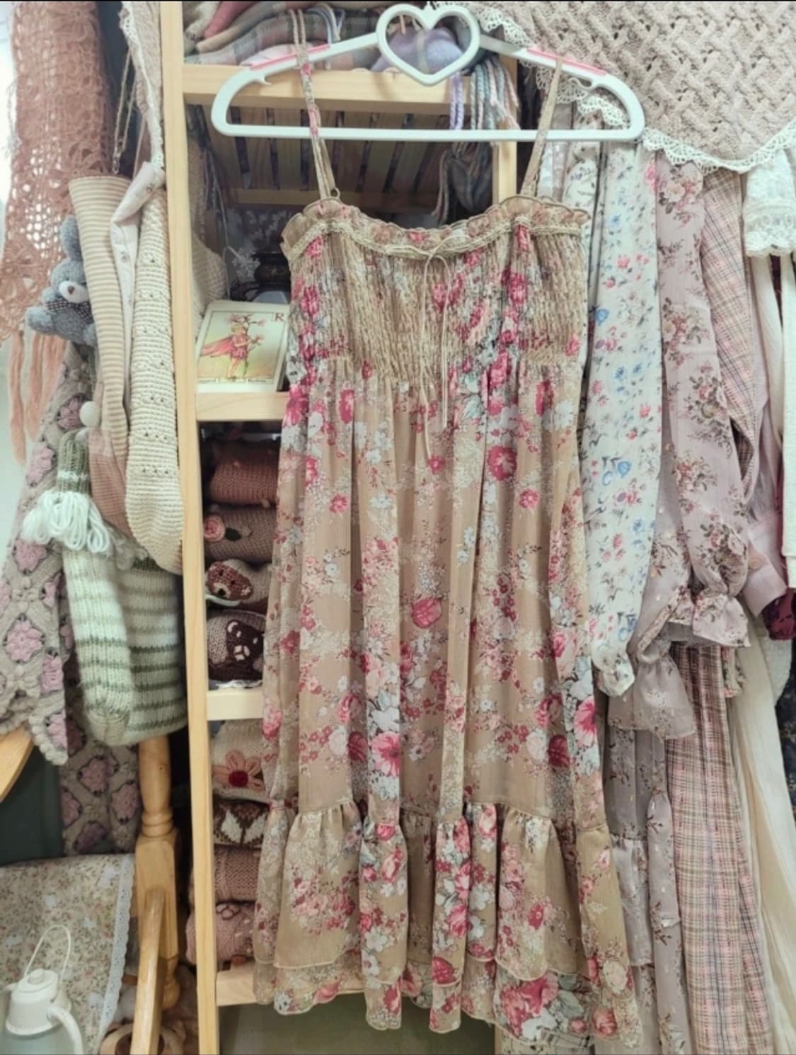 빈티지앤 플라워 원피스 빈티지 스커트 상품이미지5