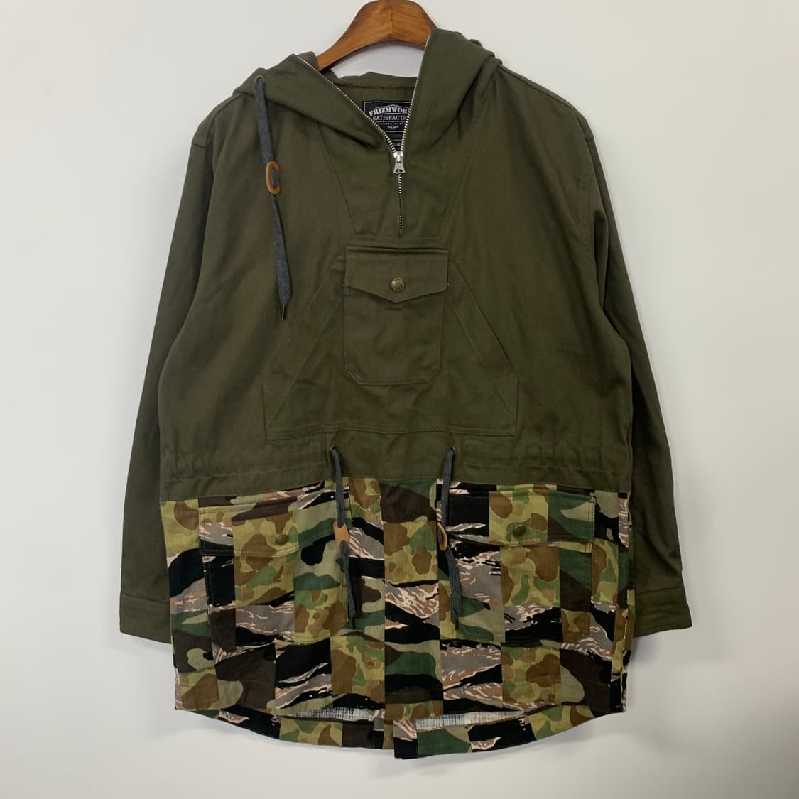 프리즘웍스 빈센트 올리브 아노락 파카 상품이미지2