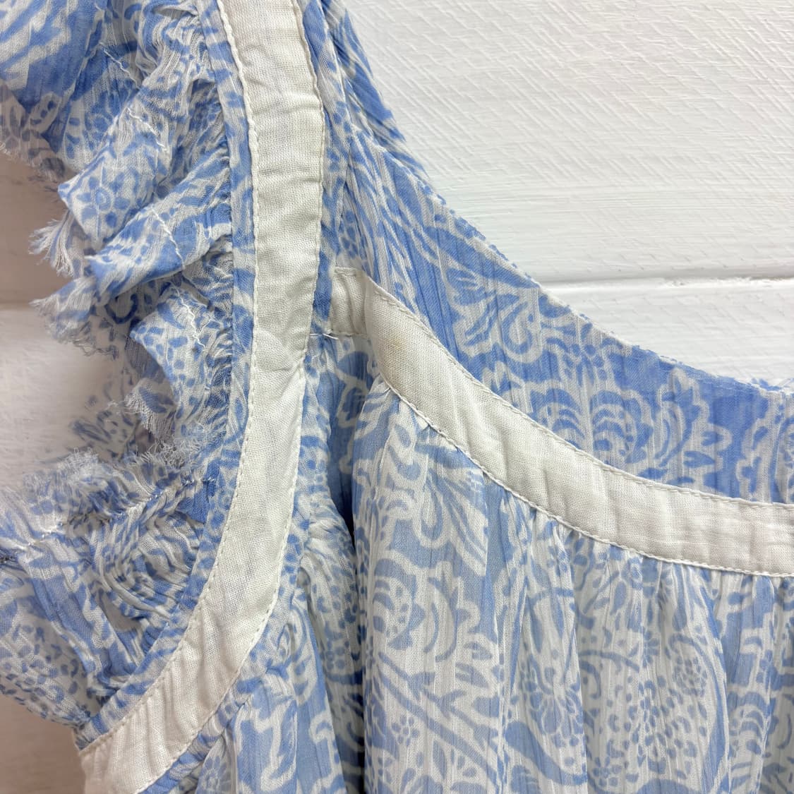 BINDU 에스닉 패턴 히피 쉬폰 원피스 상품이미지3