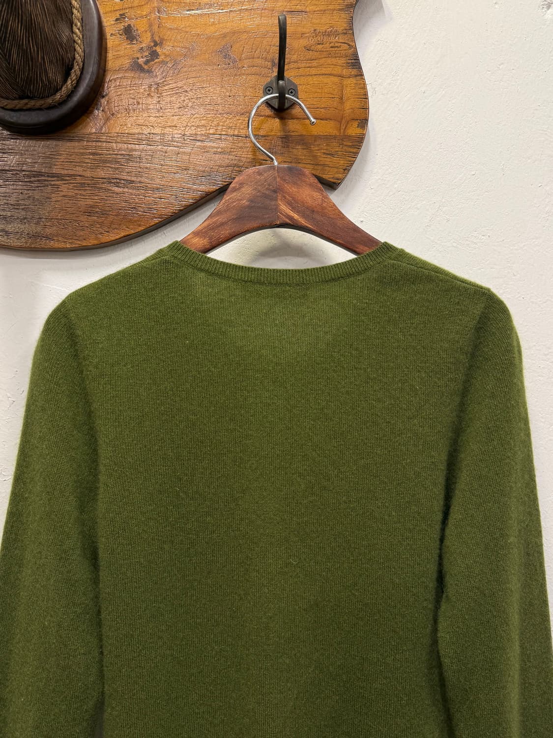 55) Cashmere Matcha Latte Green Cardigan 상품이미지6