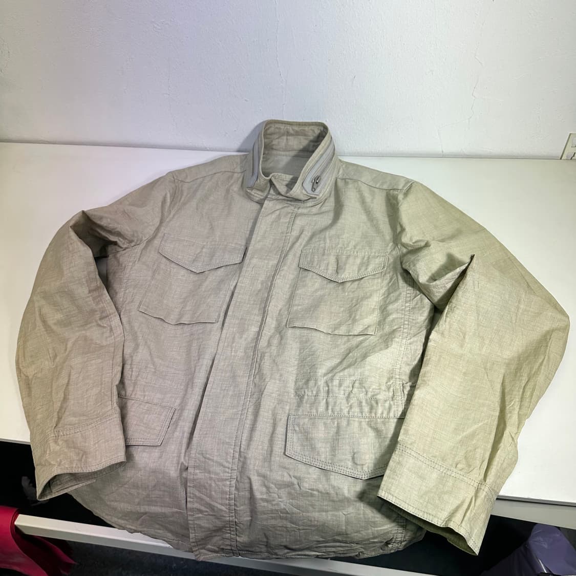 M 100 DKNY 연베이지 린넨자켓 상품이미지1