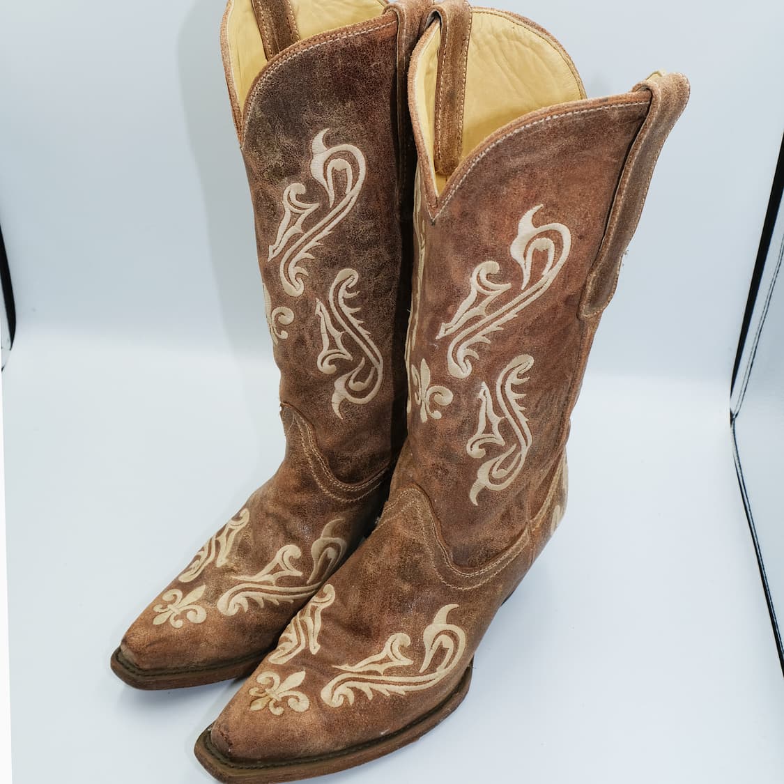 코랄(CORRAL) 웨스턴 레더 부츠 8M(240)사이즈 BT24004 상품이미지4