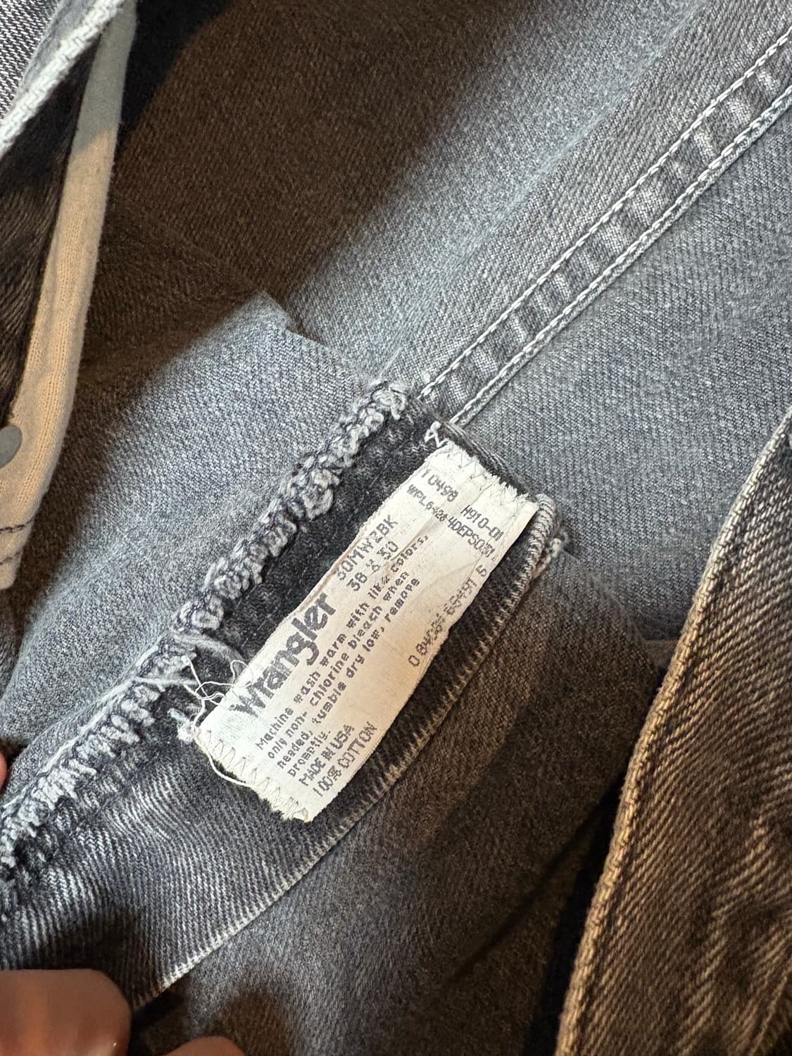 랭글러 흑청바지 상품이미지2