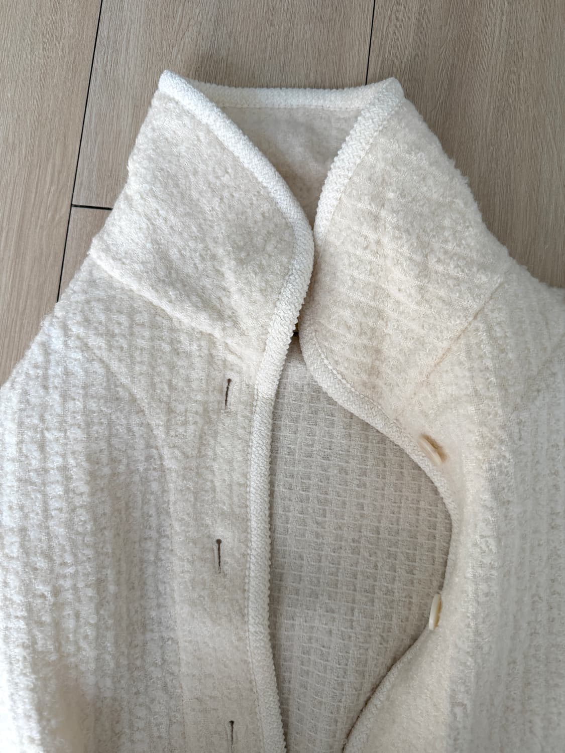 킨더살몬 해리 알파카 자켓 크림 상품이미지6