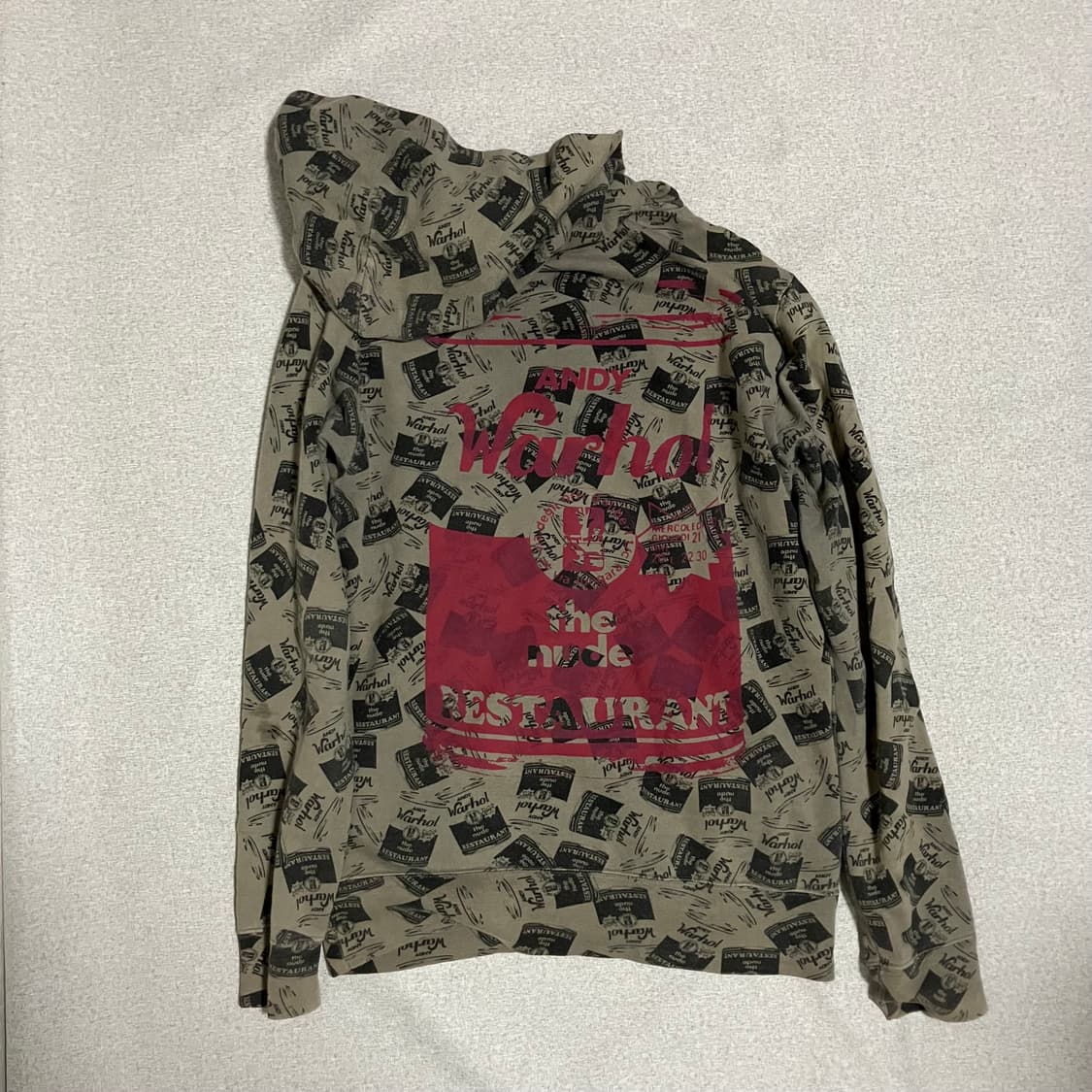 [S] 히스테릭 글래머 앤디워홀 콜라보 통조림 카모 후드 상품이미지2