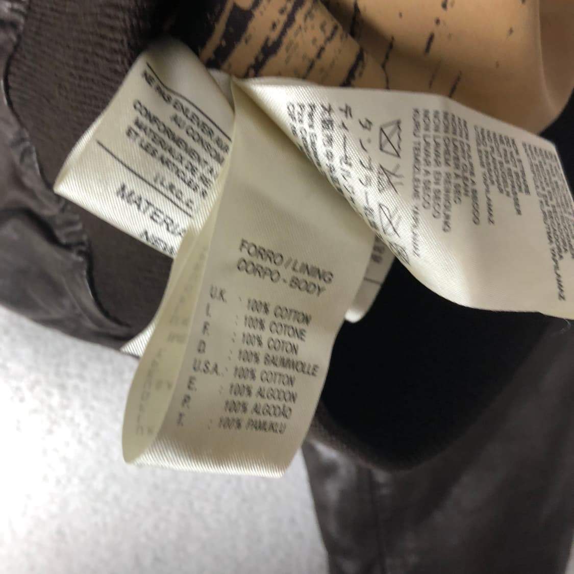 디젤 램스킨 레더자켓  상품이미지9