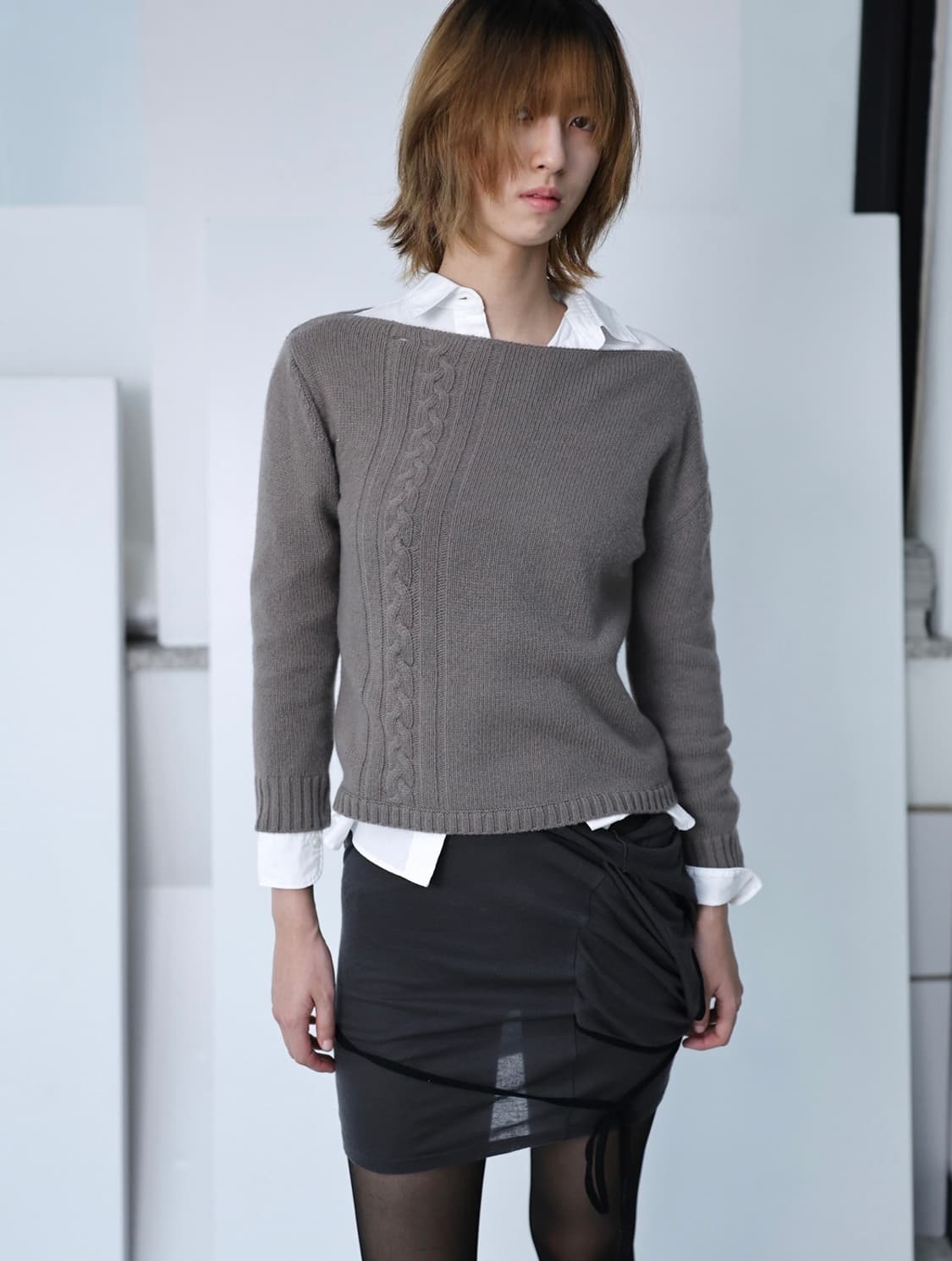 울리카상투스 Rope knit top 상품이미지1