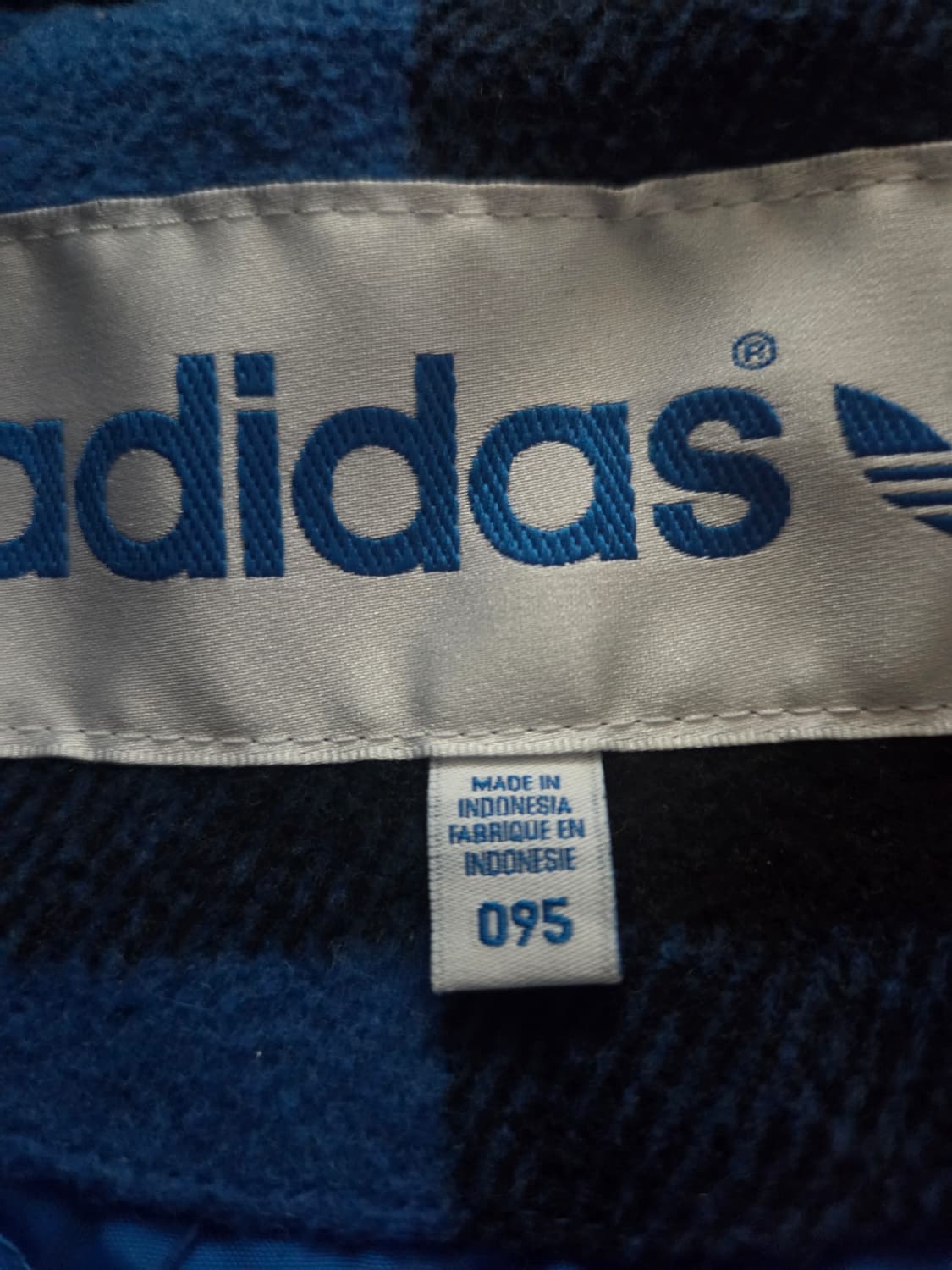 아디다스 체크 울 모직 자켓 95사이즈 상품이미지2