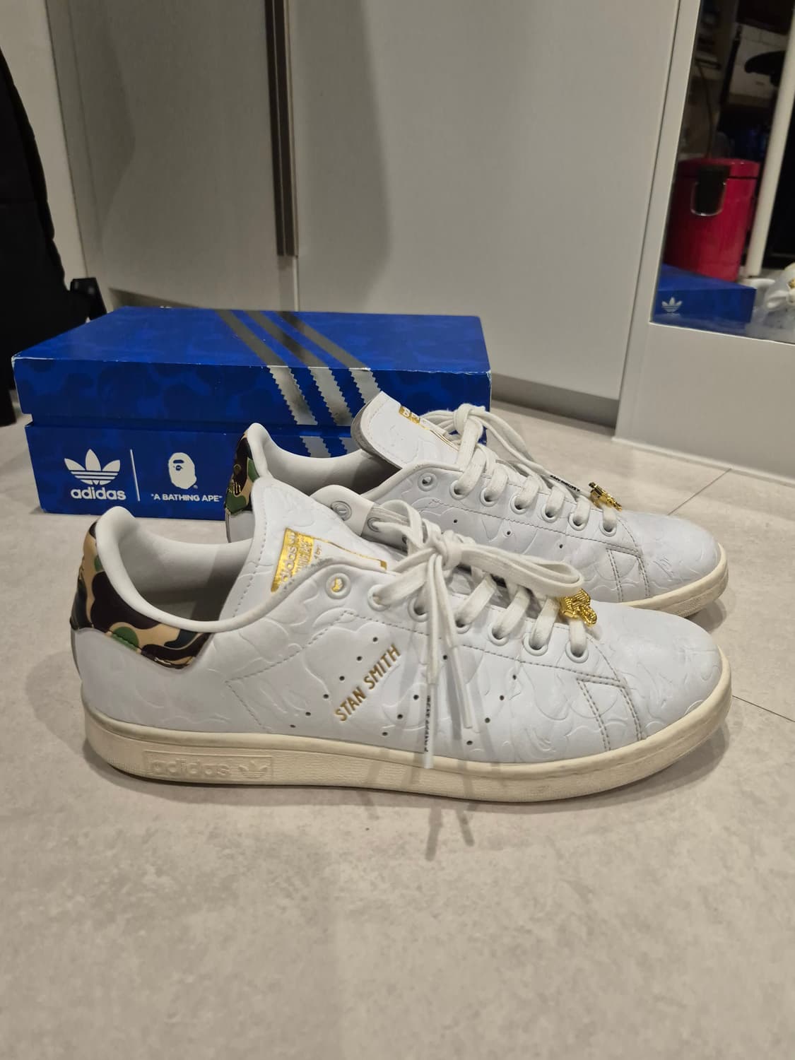[아디다스 X 베이프] 스탠 스미스 오프 화이트 270 상품이미지4