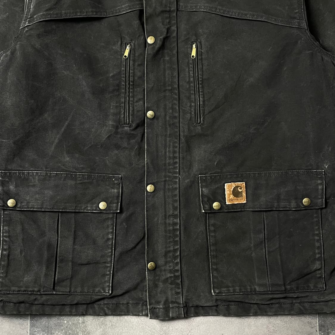 CARHARTT 1990s 칼하트 코듀로이칼라 초어 자켓 A00851 상품이미지4