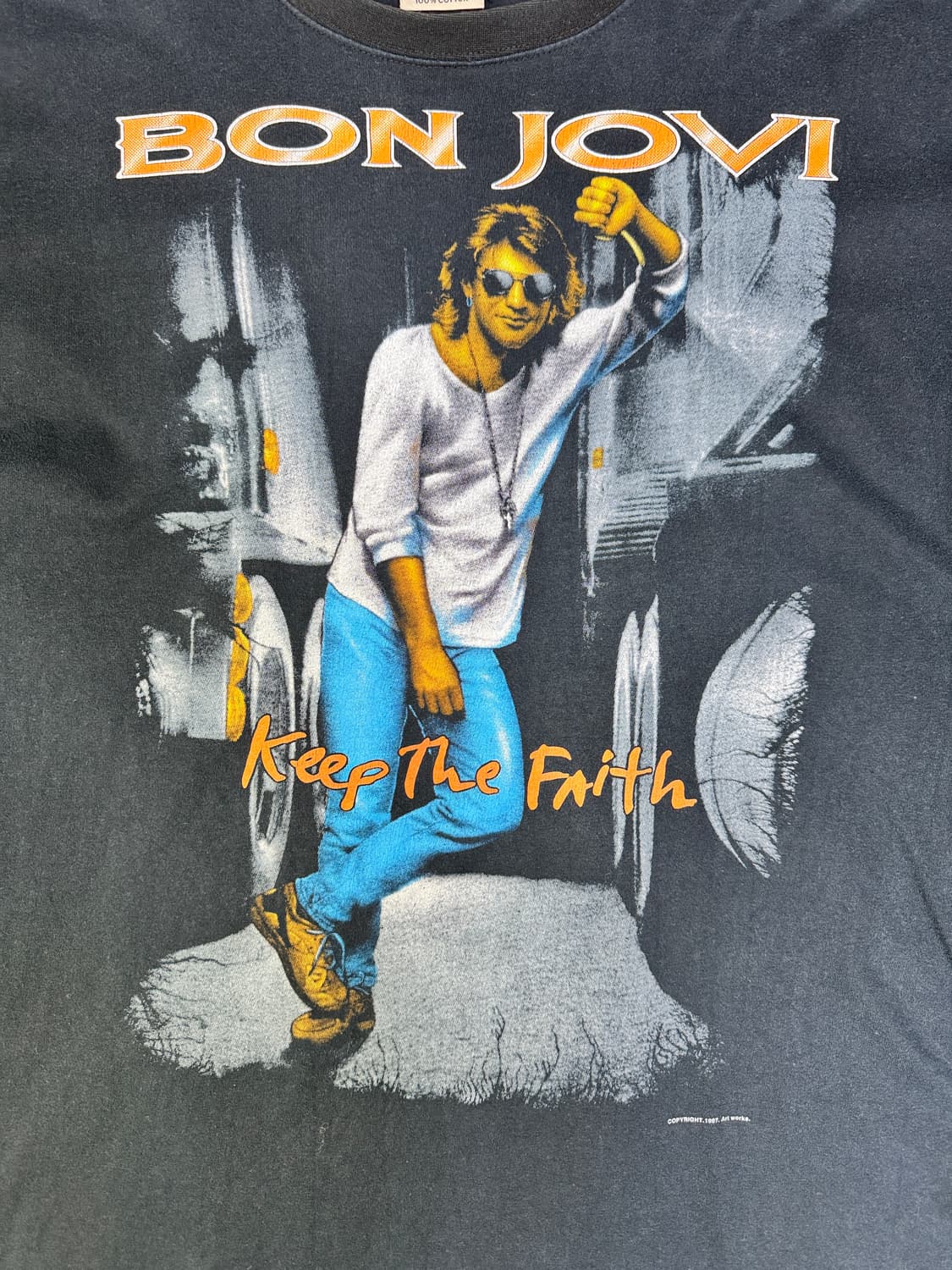 빈티지 90s 본조비 BON JOVI keep the faith XL 상품이미지2