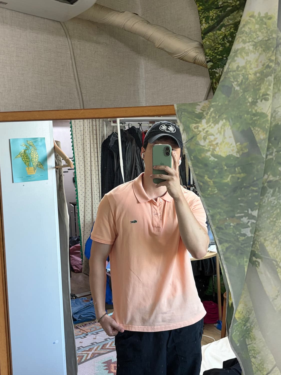 XL) 라코스테 카라티 살구색  상품이미지8
