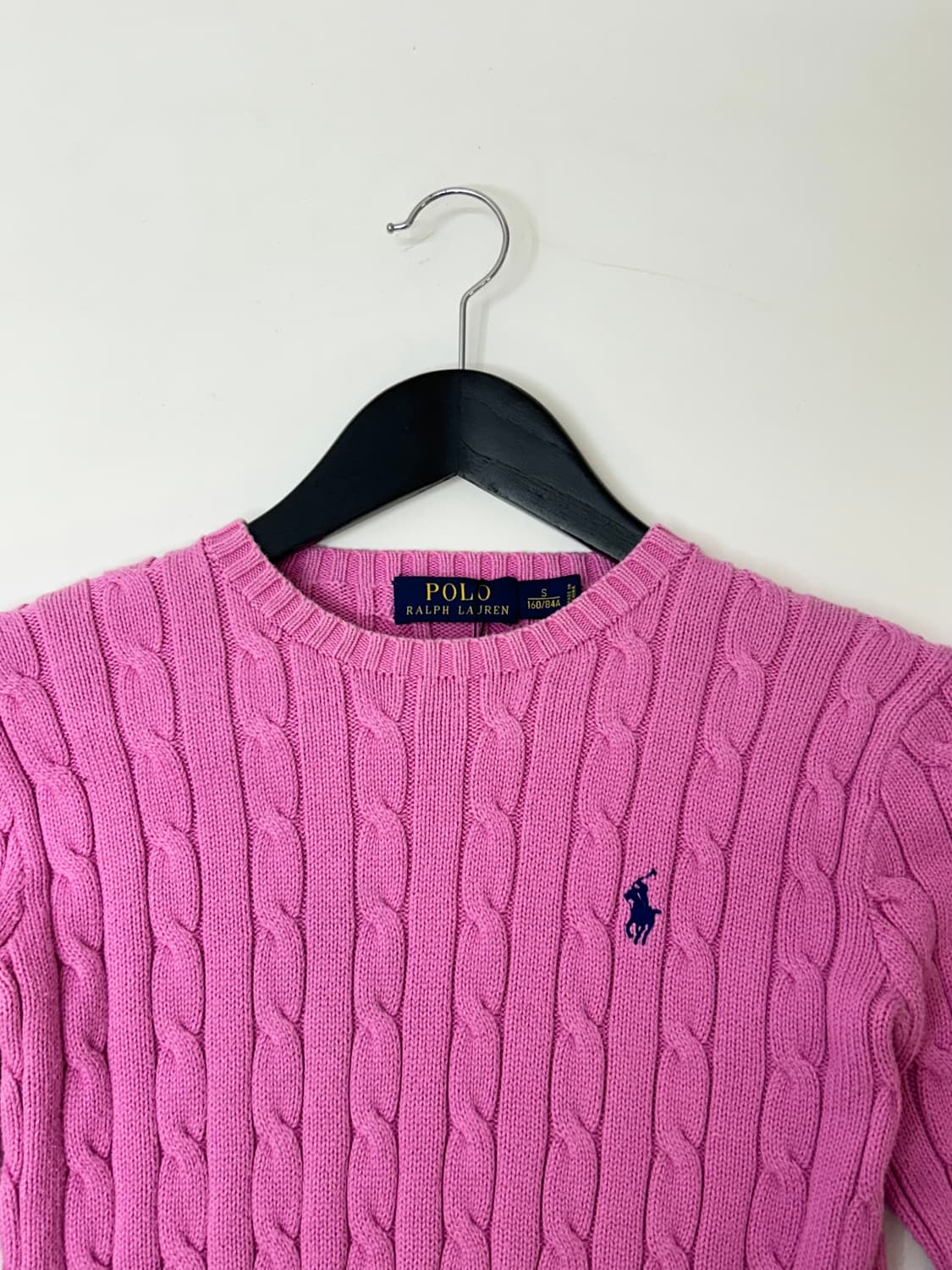 Polo 폴로 랄프로렌 핑크 케이블 니트   상품이미지3