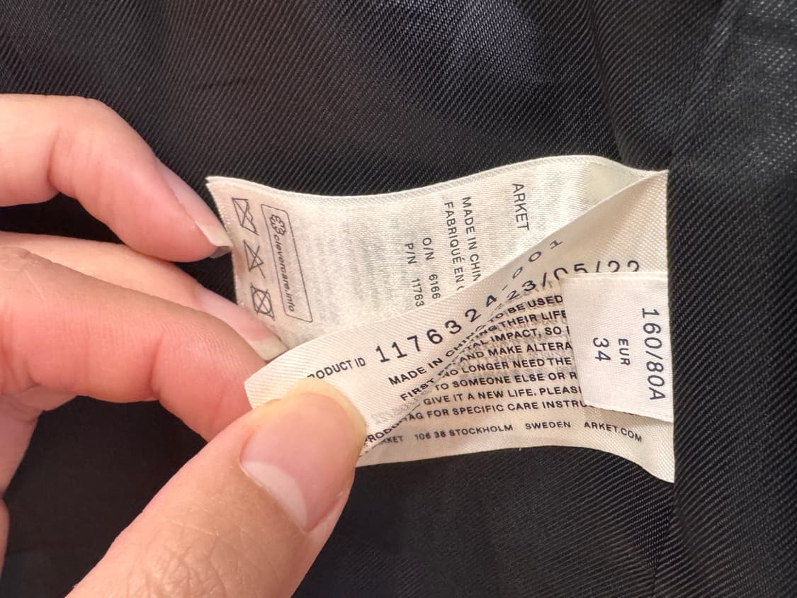 아르켓 오버핏 새틴 블레이저 상품이미지7