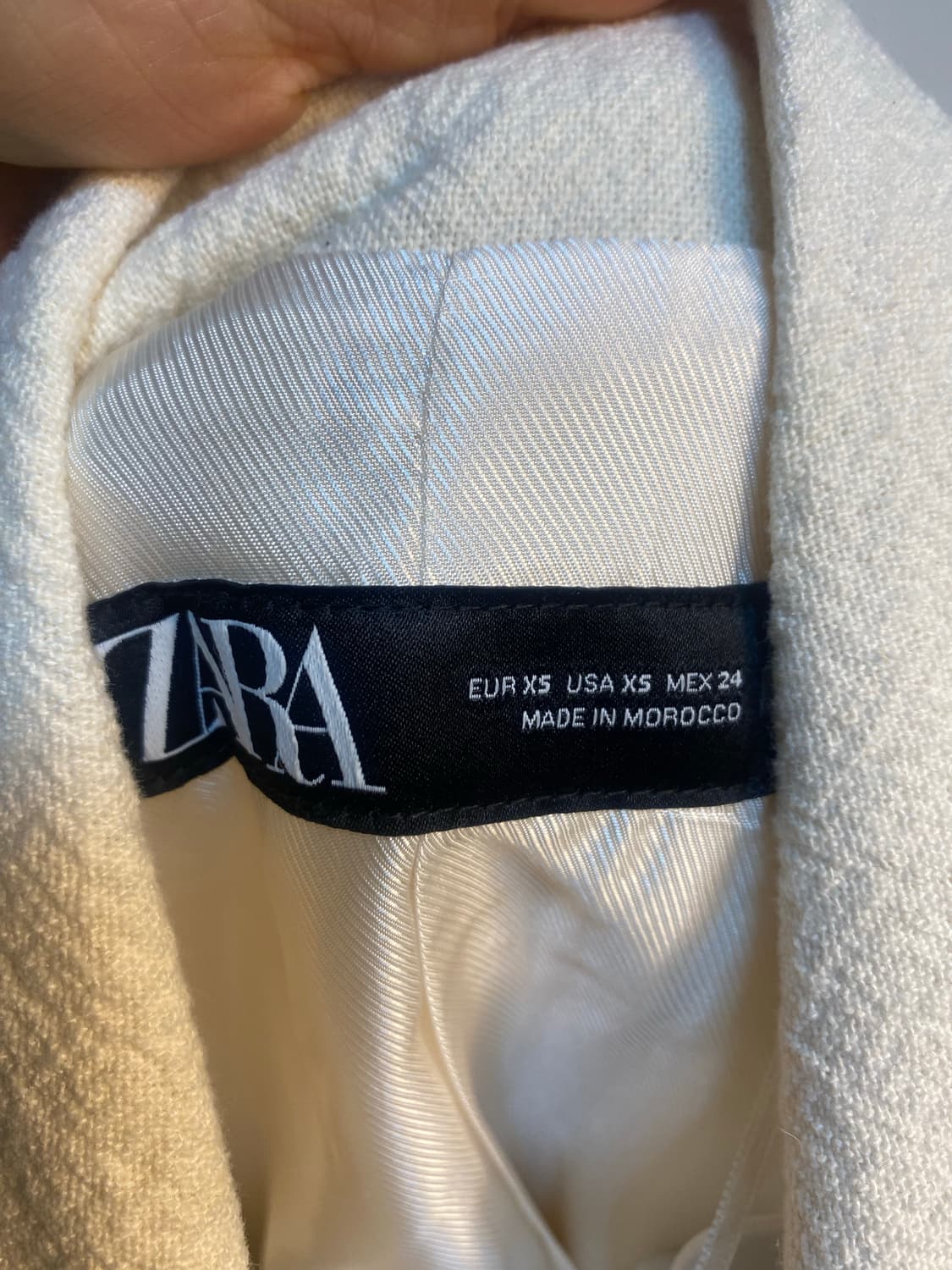 ZARA 아이보리  블레이저 XS 상품이미지6