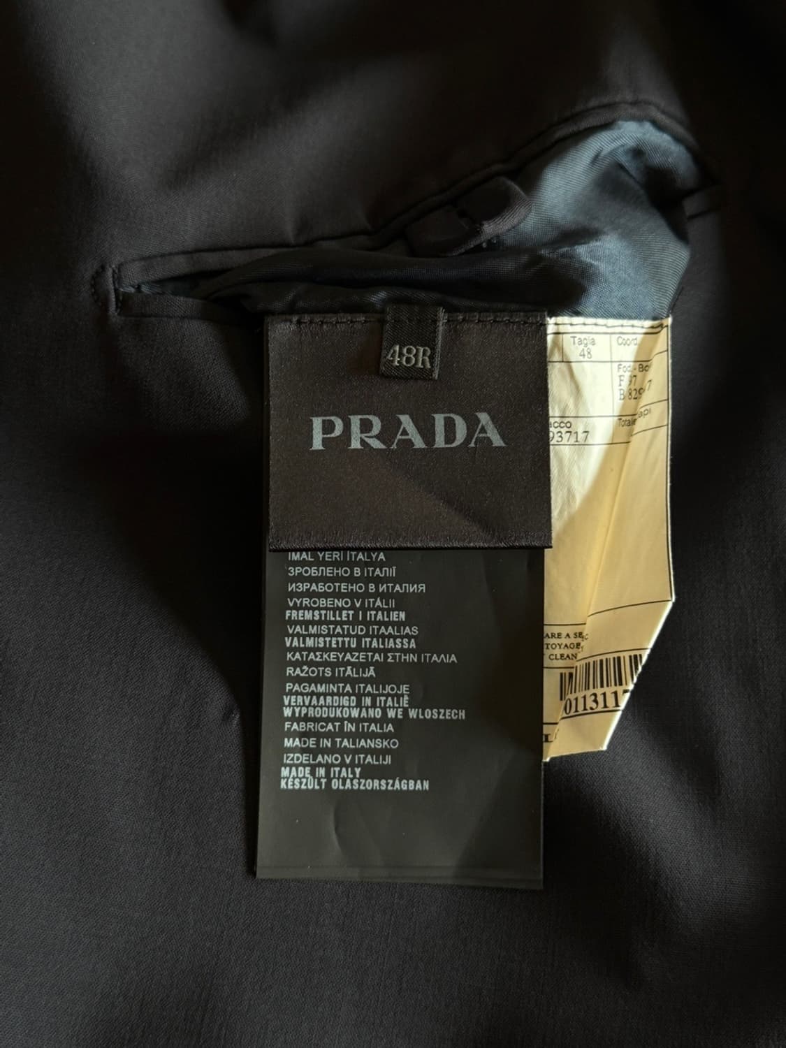 PRADA 프라다 더블 브레스티드 자켓 100 상품이미지3
